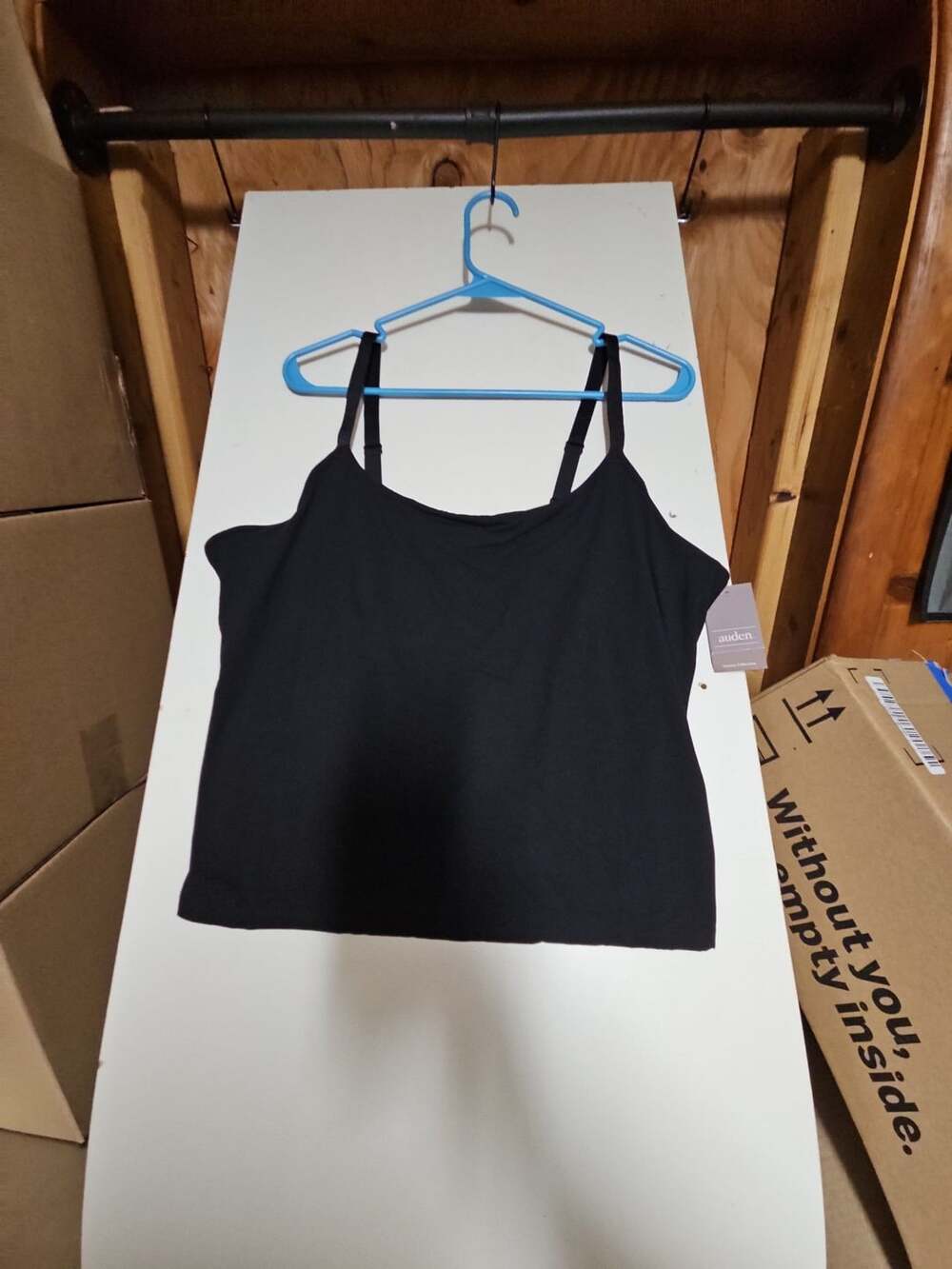 (418) Auden Camisole Size 2X Black Luxury Collection
